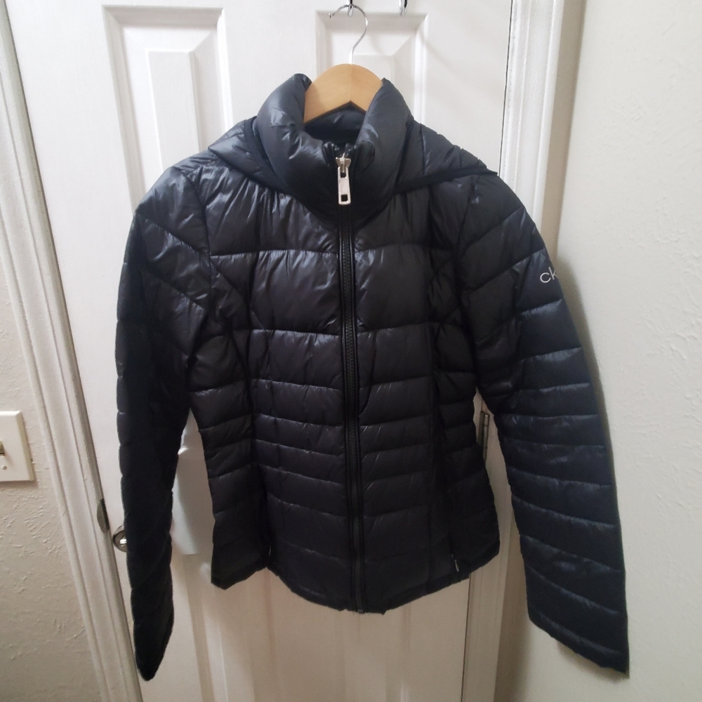 CK Packable Hooded Puffer Jacket